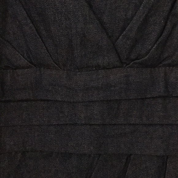 Strapless Dark Denim Dress - Picture 3 of 7